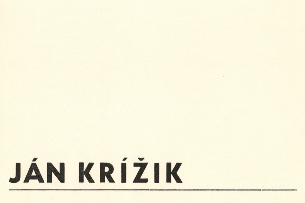 Ján Krížik – fotografie